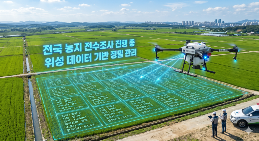 전국 농지 전수조사 진행 이미지